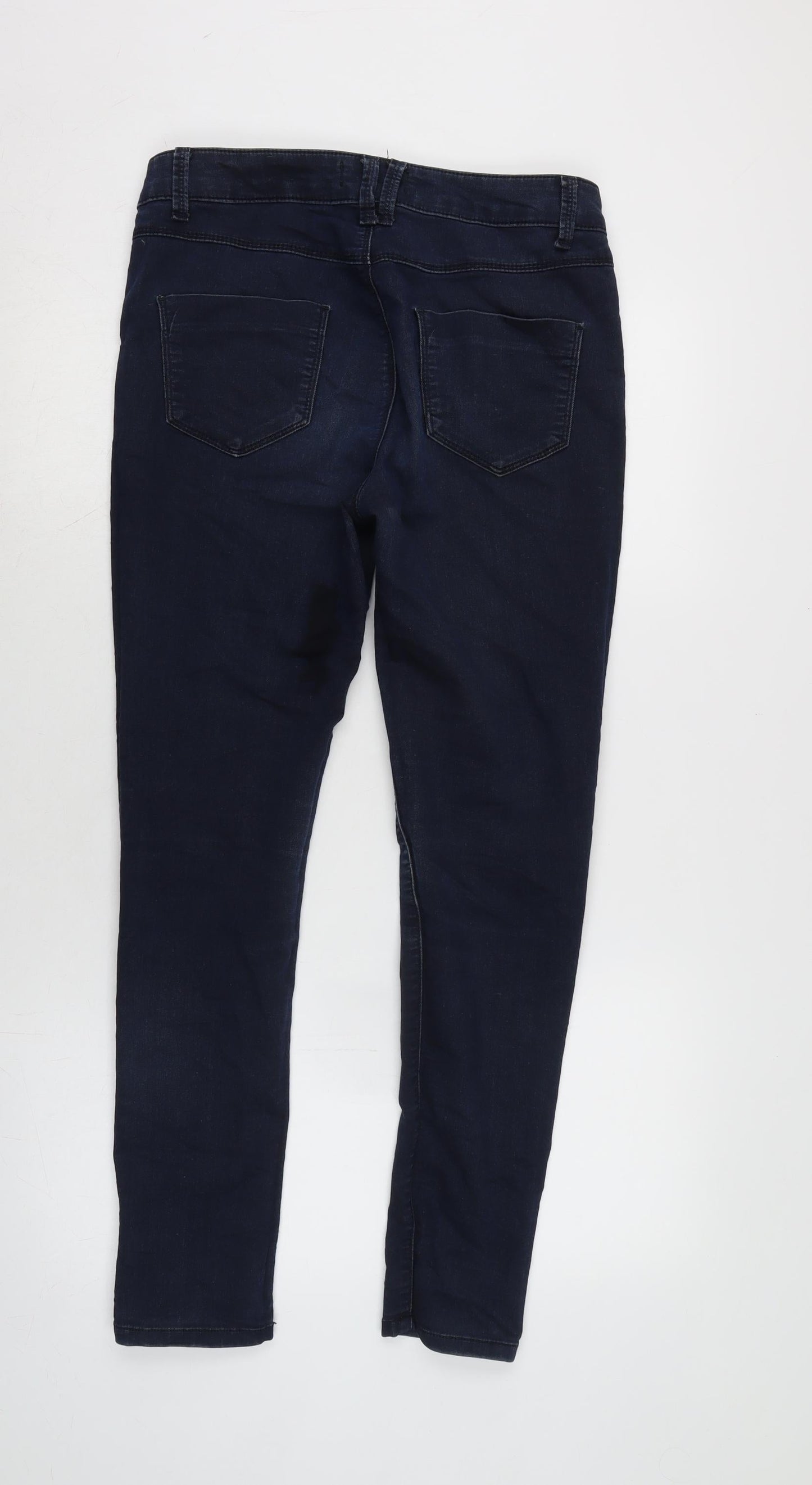 Womens UK Size 10 Marks and Spencer Regular Fit Skinny Blue Jeans
