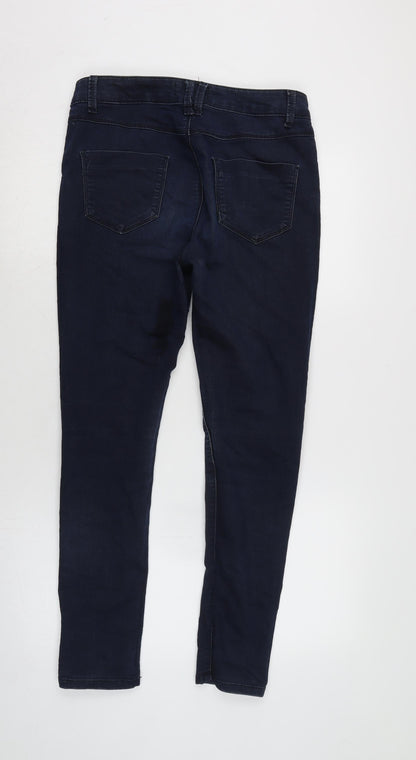 Womens UK Size 10 Marks and Spencer Regular Fit Skinny Blue Jeans