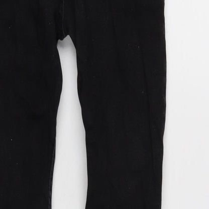 Mens UK Size 29 in Slim & Denim Regular Fit Tapered Black Jeans