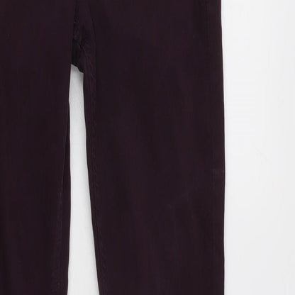 Womens UK Size 26 in H&M Regular Fit Skinny Purple Jeans