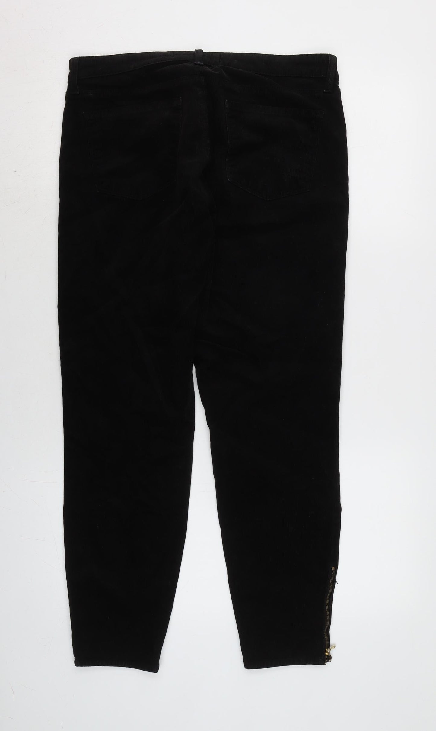 Womens UK Size 34 in J Brand Regular Fit  Black Trousers