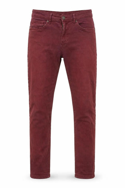 Mens UK Size 30 in Denim & Co. Regular Fit Tapered Purple Jeans