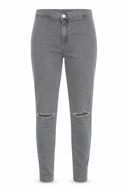 Womens UK Size 27 in Topshop Regular Fit Tapered Grey Jeans