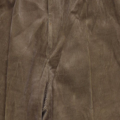 Zantos Mens Brown Cotton Trousers Size 37 in L32 in Regular Zip