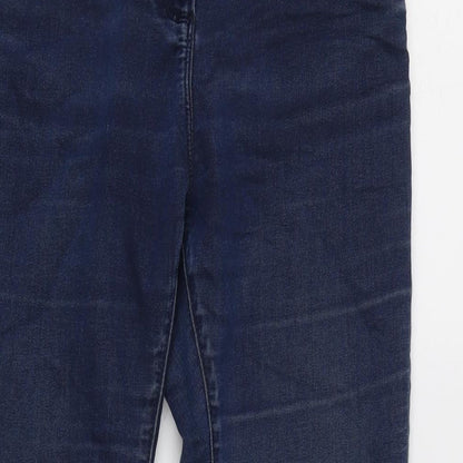 Womens UK Size 10 Marks and Spencer Regular Fit Tapered Blue Jeans