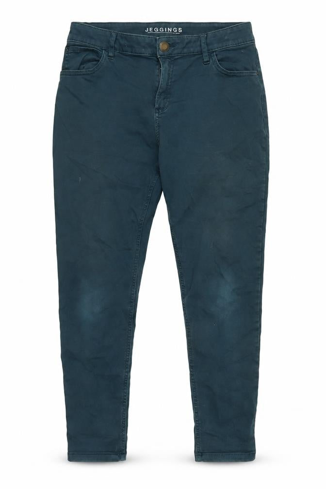 Womens UK Size 14 Marks and Spencer Regular Fit Tapered Blue Jeans