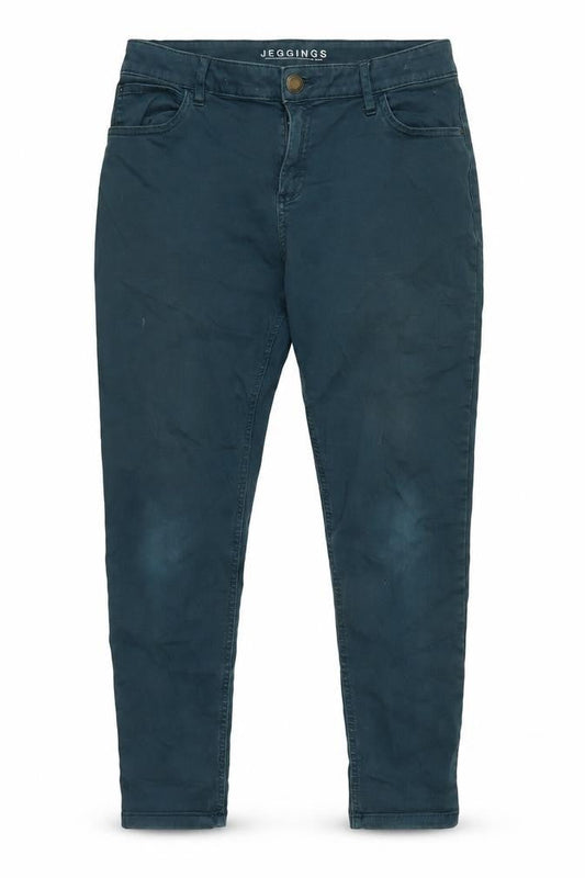 Womens UK Size 14 Marks and Spencer Regular Fit Tapered Blue Jeans