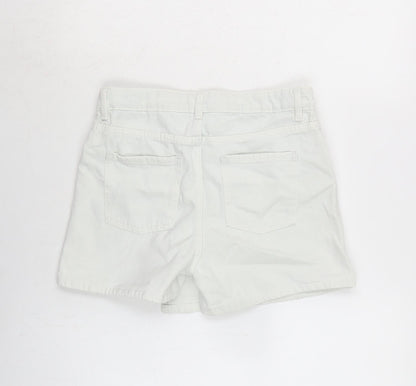 Marks and Spencer Girls Blue Cotton A-Line Skort Size 12-13 Years Regular Tie