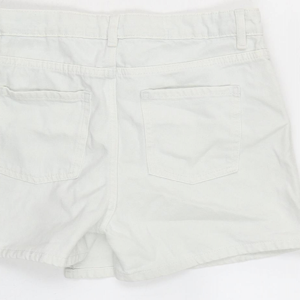Marks and Spencer Girls Blue Cotton A-Line Skort Size 12-13 Years Regular Tie
