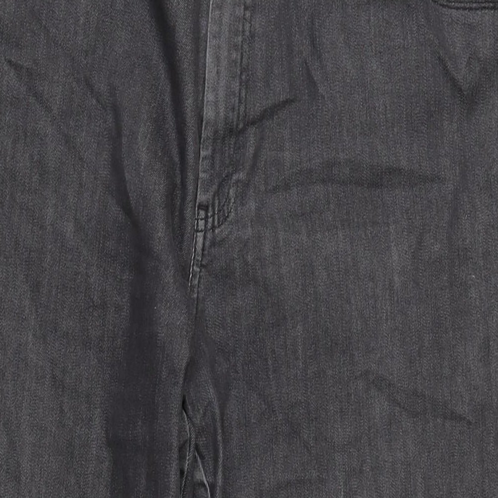 Womens UK Size 16 Marks and Spencer Regular Fit  Grey Trousers