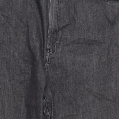 Womens UK Size 16 Marks and Spencer Regular Fit  Grey Trousers