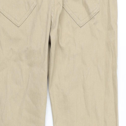 Denim & Co. Mens Beige Cotton Blend Skinny Jeans Size 30 in L28 in Regular Zip