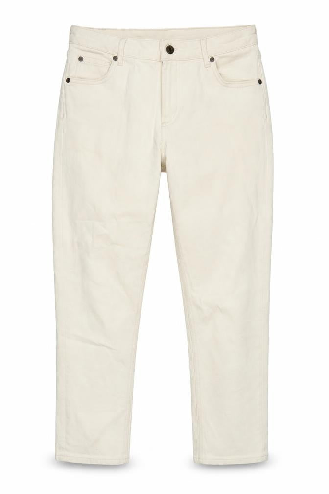 Womens UK Size 28 in Jack Wills Regular Fit Cropped Ivory Jeans