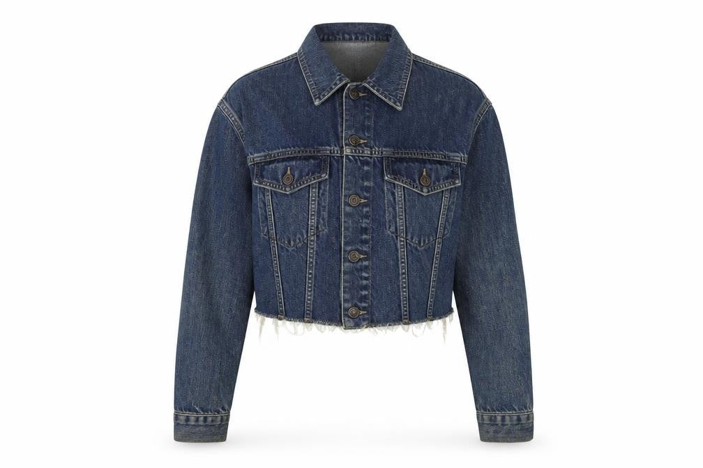 Womens UK Size L BDG Blue Biker Coat