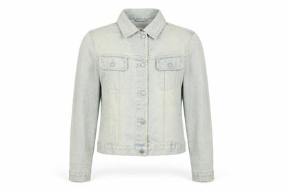 Womens UK Size 12 Pull&Bear Blue Biker Coat