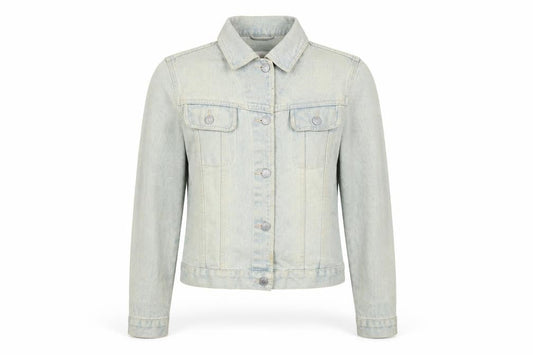 Womens UK Size 12 Pull&Bear Blue Biker Coat