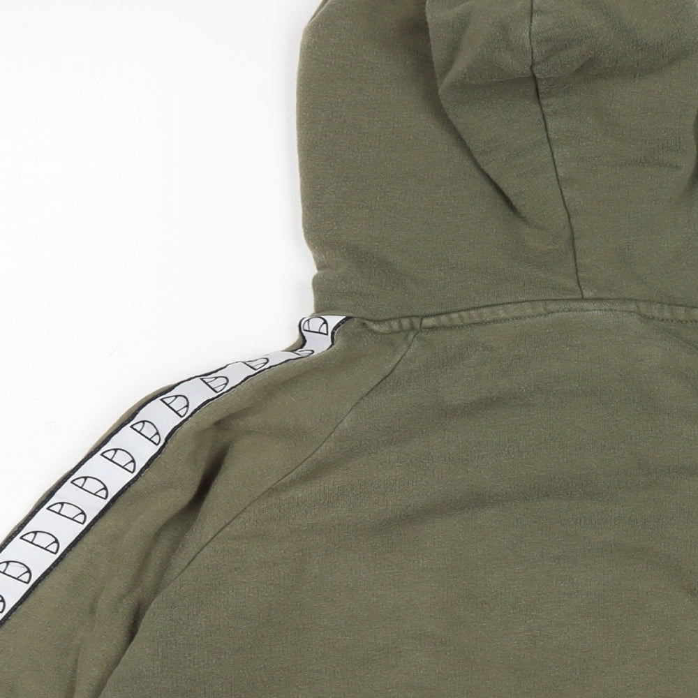 ellesse Womens Green Cotton Pullover Hoodie Size S