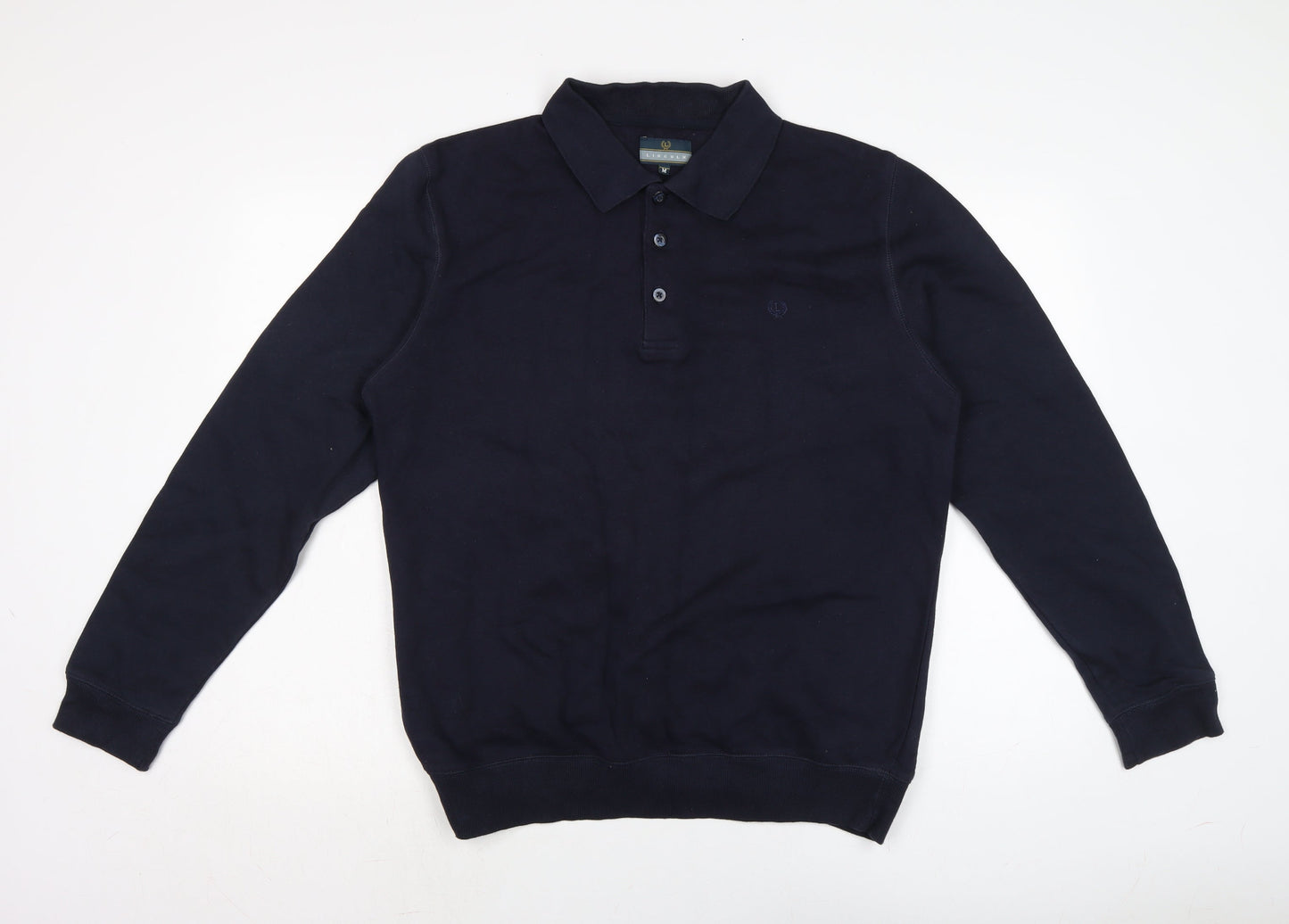 Mens UK Size M Lincoln Blue Pullover Sweatshirt