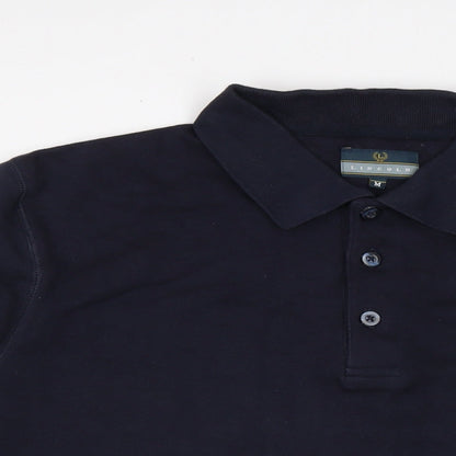 Mens UK Size M Lincoln Blue Pullover Sweatshirt