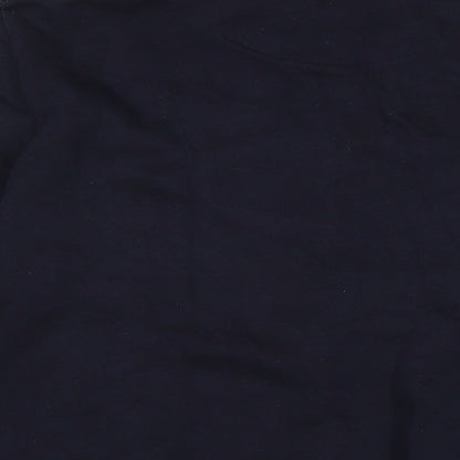 Mens UK Size M Lincoln Blue Pullover Sweatshirt