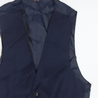 Mens UK Size 36 Marks and Spencer Regular Blue Suit Jacket
