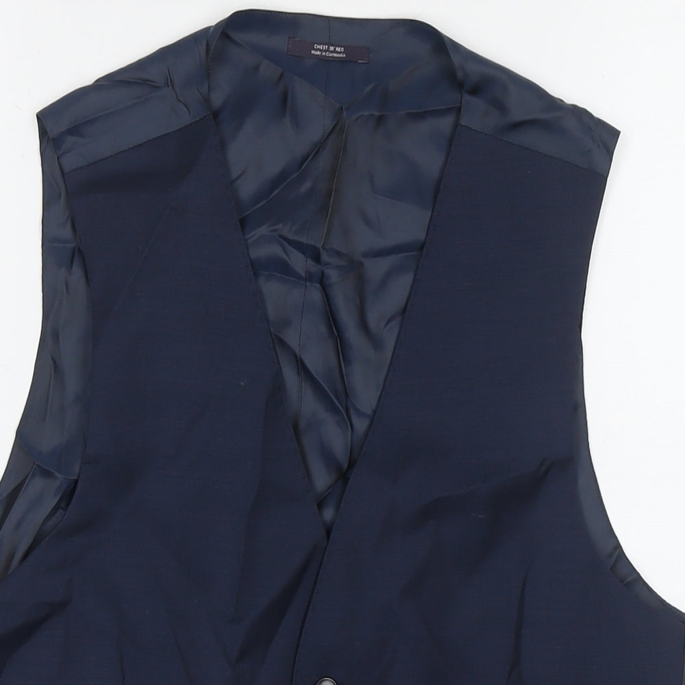 Mens UK Size 38 Marks and Spencer Regular Blue Suit Jacket