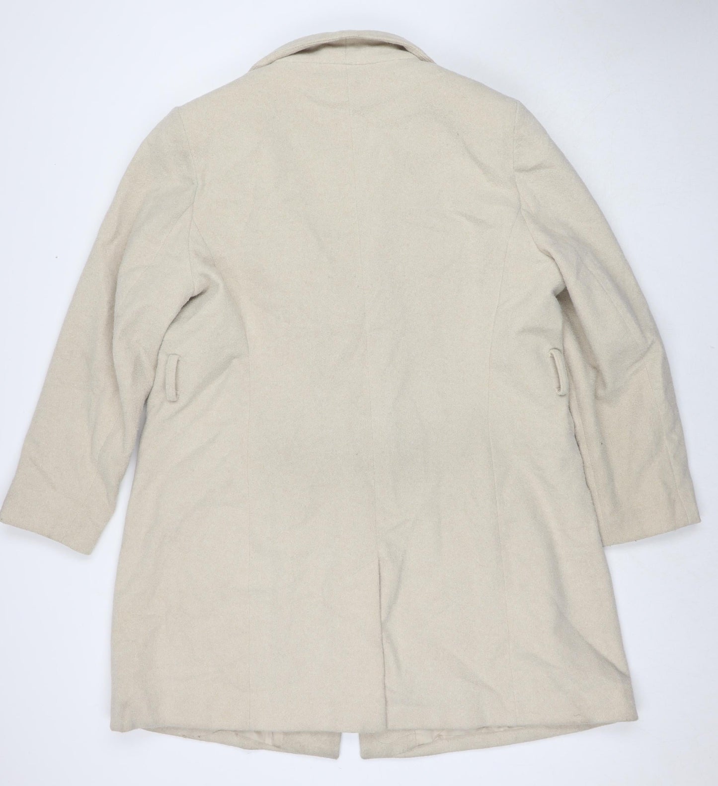 Womens UK Size 18 New Look Ivory Overcoat
