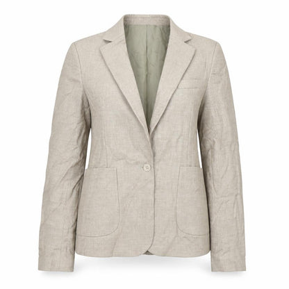 Kloth Womens Beige Jacket Blazer Size M Button