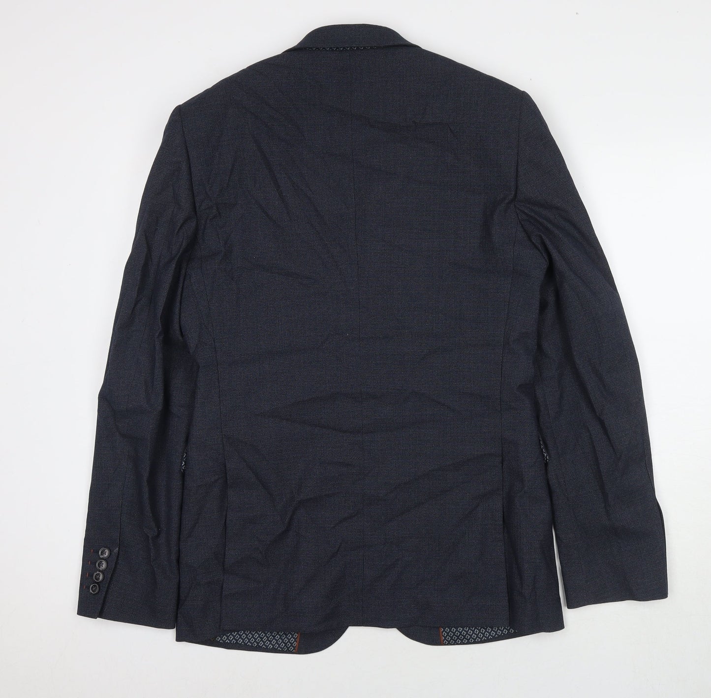 Mens UK Size 38 Burton Regular Blue Suit Jacket