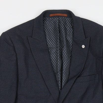Mens UK Size 38 Burton Regular Blue Suit Jacket