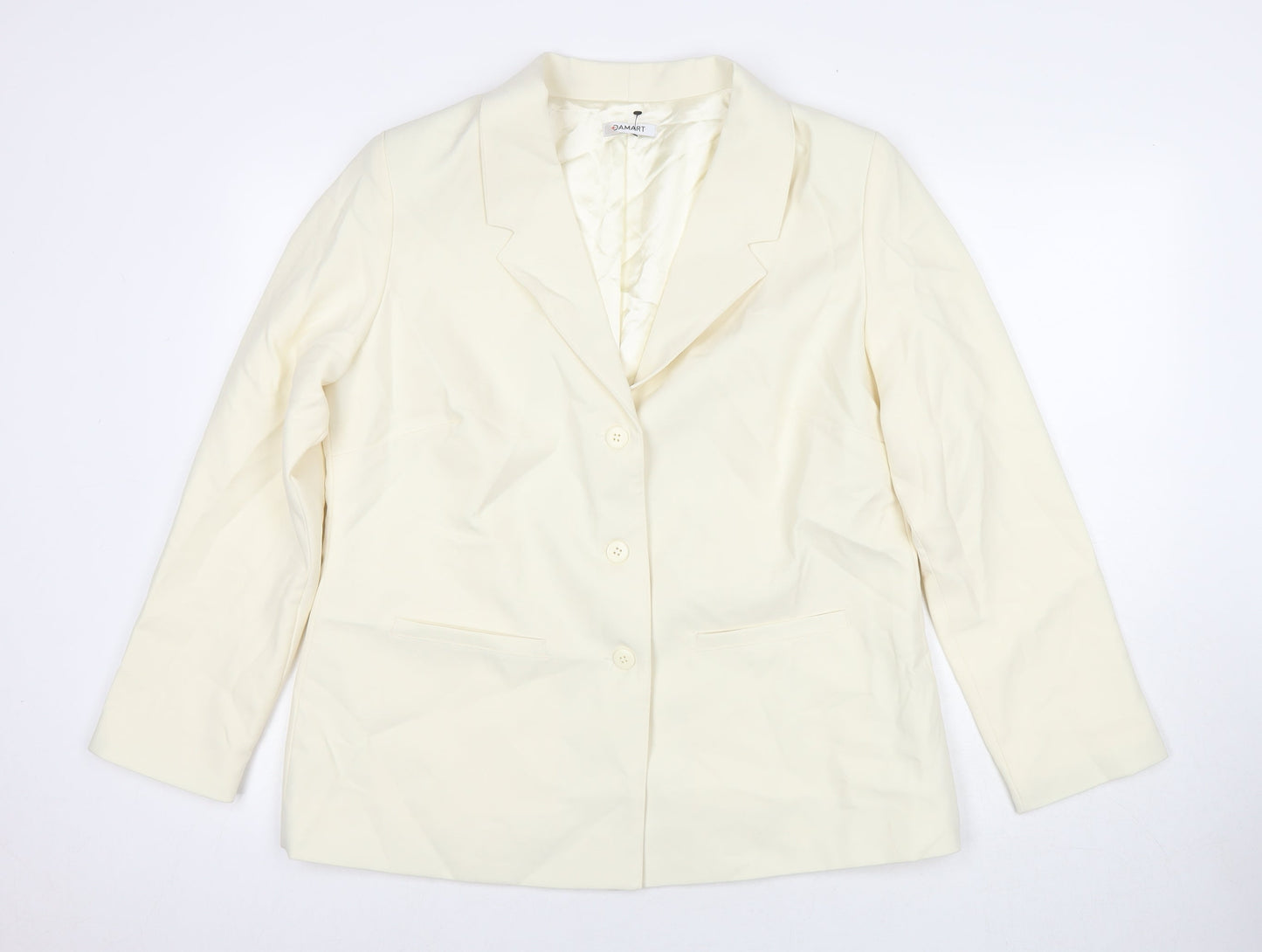 Womens UK Size 18 Damart Ivory Jacket