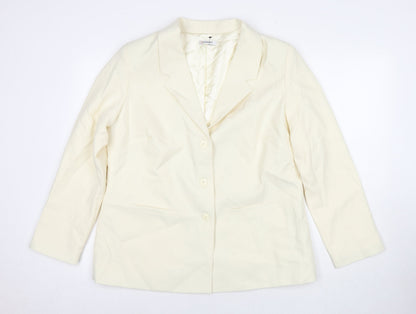 Womens UK Size 18 Damart Ivory Jacket