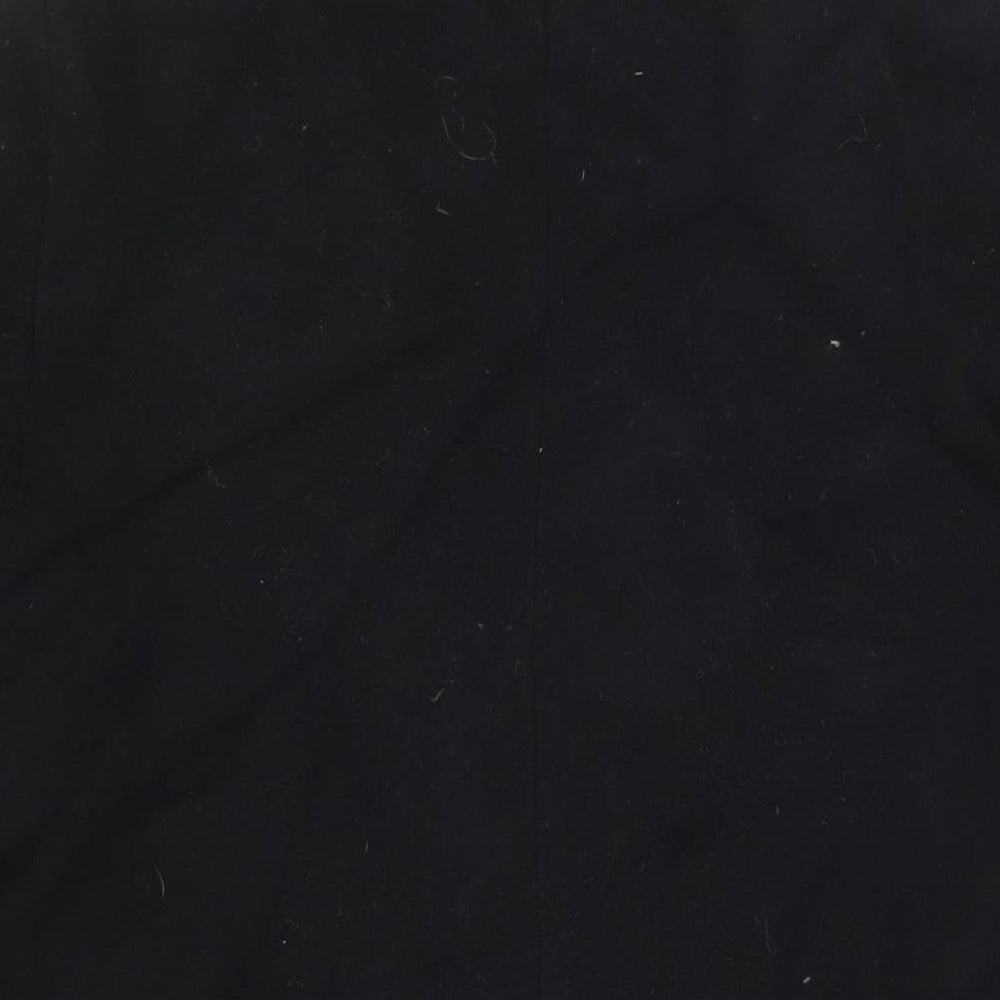 Womens UK Size L Zara Black Overcoat