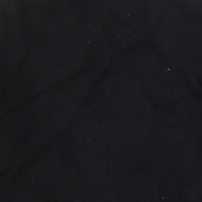 Womens UK Size L Zara Black Overcoat
