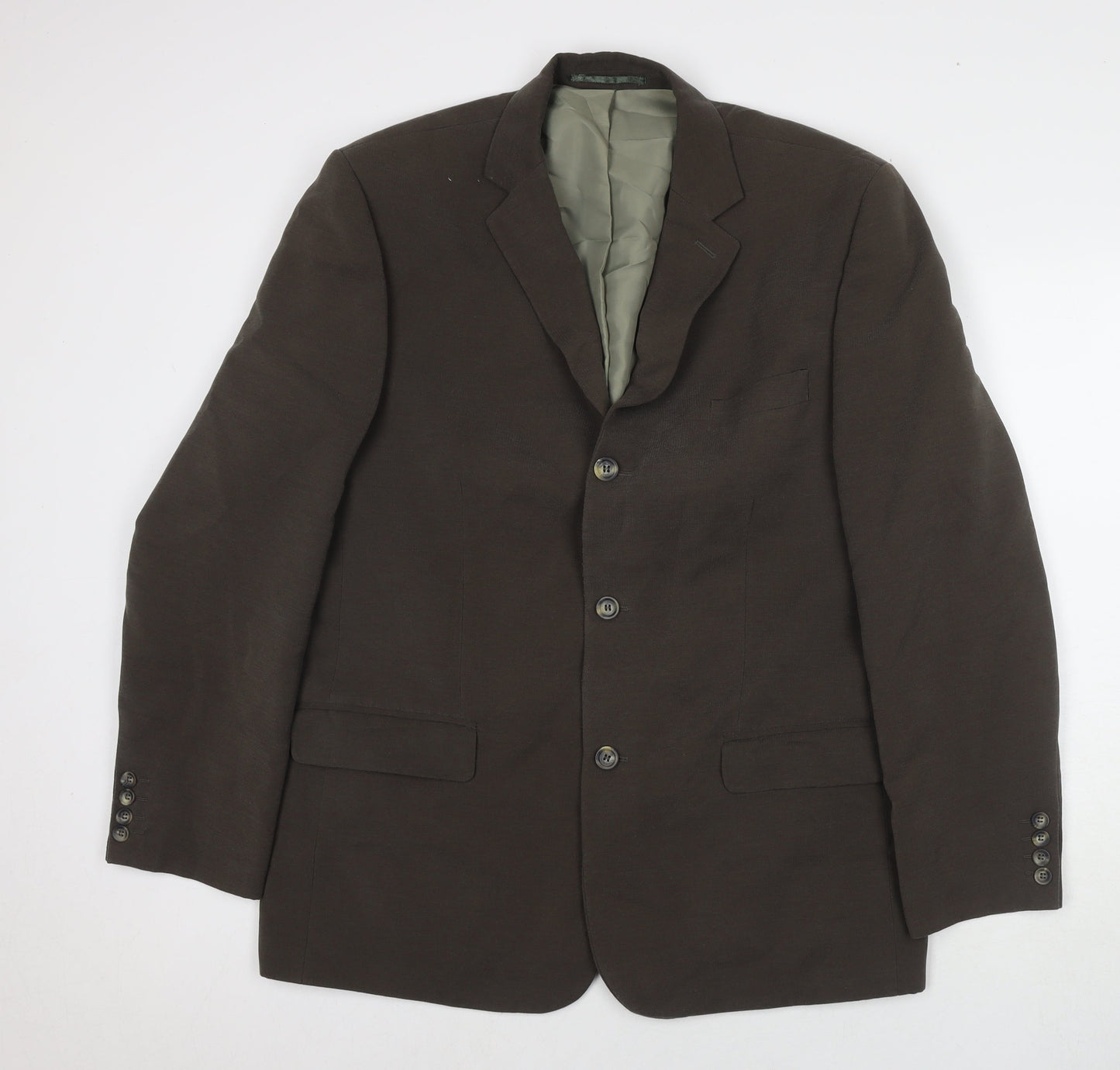Mens UK Size 42 Debenhams Regular Brown Suit Jacket
