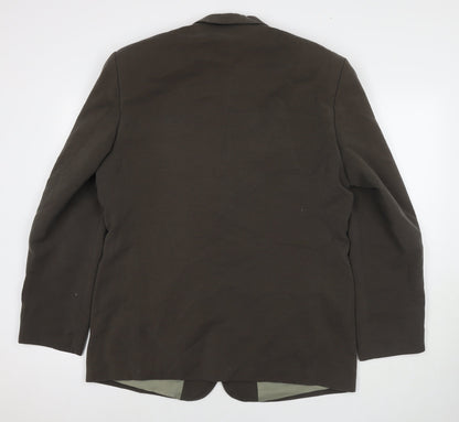 Mens UK Size 42 Debenhams Regular Brown Suit Jacket
