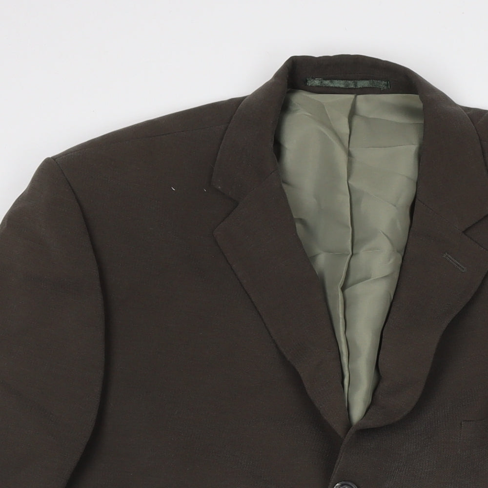 Mens UK Size 42 Debenhams Regular Brown Suit Jacket