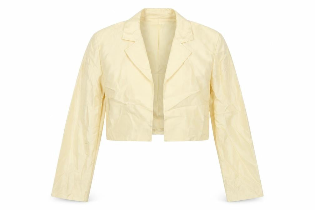 Womens UK Size 12 Platinum Yellow Jacket