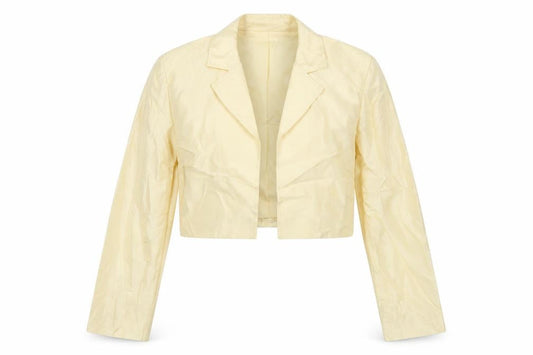 Womens UK Size 12 Platinum Yellow Jacket