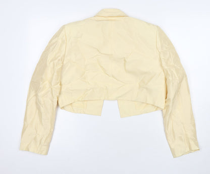 Womens UK Size 12 Platinum Yellow Jacket