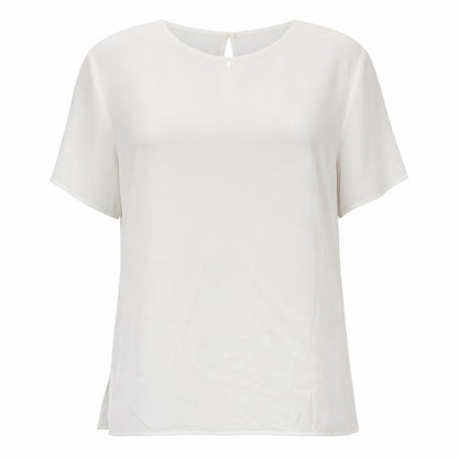 Womens UK Size 14 Marks and Spencer White Basic T-Shirt