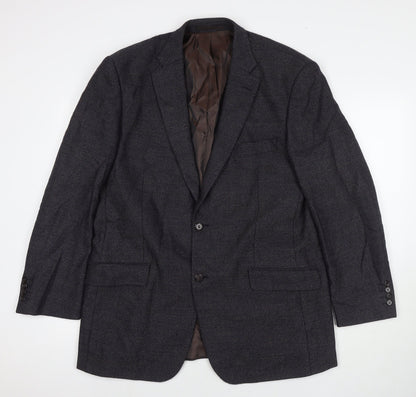 Mens UK Size 42 Marks and Spencer Regular Black Suit Jacket
