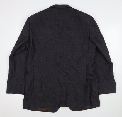 Mens UK Size 42 Marks and Spencer Regular Black Suit Jacket