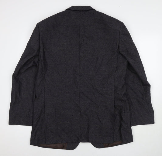 Mens UK Size 42 Marks and Spencer Regular Black Suit Jacket