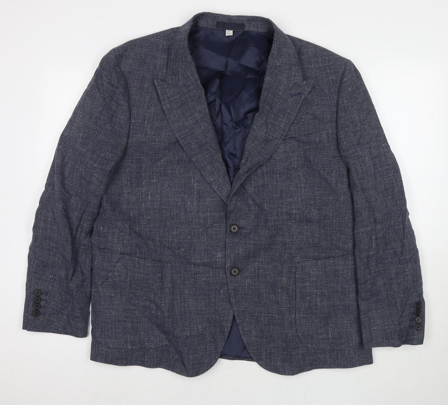 Mens UK Size 36 Marks and Spencer Regular Blue Suit Jacket