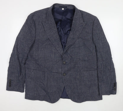 Mens UK Size 36 Marks and Spencer Regular Blue Suit Jacket
