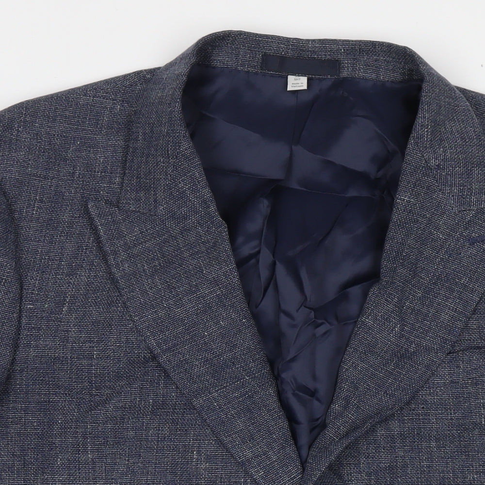 Mens UK Size 36 Marks and Spencer Regular Blue Suit Jacket