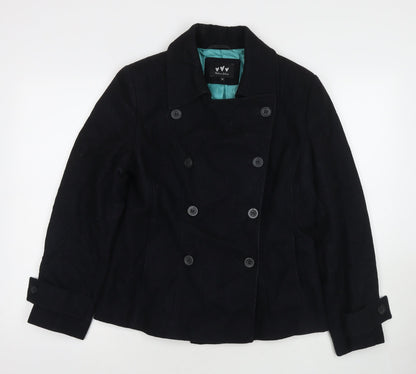 Womens UK Size 14 Marks and Spencer Black Parka Coat