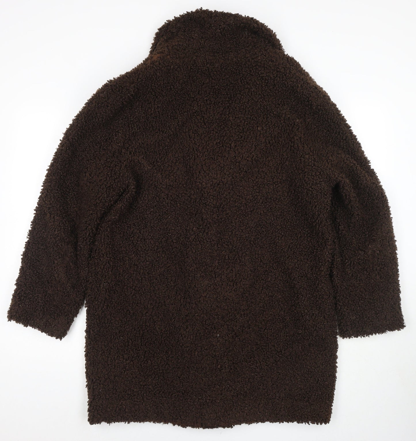 Womens UK Size 14 Marks and Spencer Brown Overcoat