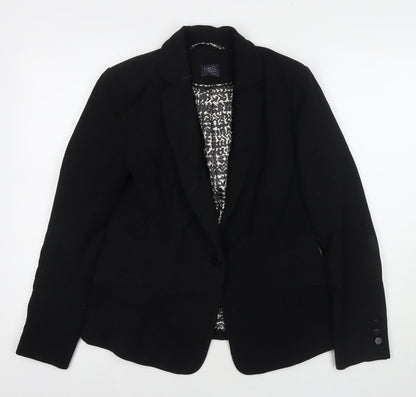 Womens UK Size 10 Marks and Spencer Black Jacket